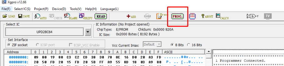 Program button